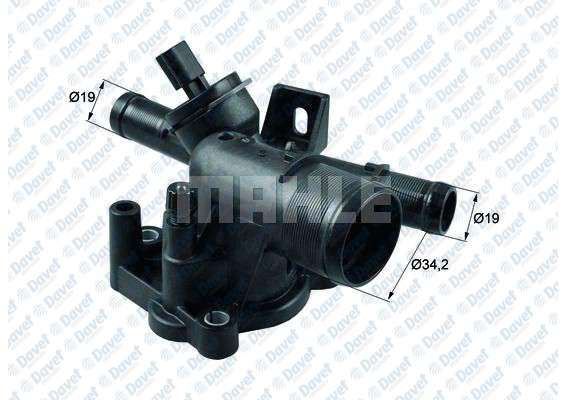 MAHLE TI21981 Termostat (81c) Komple Master Iii-Movano 2.3dci-Cdti 10->
